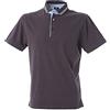 Generico James Ross Collections-Polo da Uomo RODI MAN a Mezza Manica 100% Cotone Jersey Pettinato,GREY-M