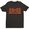 Galaxy Tees Maglietta a maniche corte da uomo ADHD Highway to Hey Look A Squirrel divertente ADHD, Nero , XL