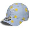 New Era Berretto per bambini MLB 9FORTY Sun All Over Print New York Yankees, blu, 2-4 anni