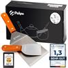 PUKPU Set Spatole Cucina Inox - Spatola Hamburger, Paletta Cucina, Schiaccia Burger e Accessori Piastra Plancha Barbecue