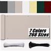 Ufamiluk Teli per ringhiera Balcone Frangivento Impermeabile con Occhielli Fascette e Corde Copri ringhiera Balcone da Esterno per Balcone Esterna Giardino terrazzo 50x450cm Taupe
