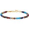 COAI Collana Chakra da Donna, Collana da Donna con Perline di Pietre Naturali Arcobaleno con Bracciale Abbinato