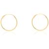 Monde Petit Orecchini a cerchio da donna - oro giallo 18K (750)