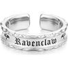 FANCIME Harry Potter x FANCIME Collaboration - Ravenclaw House Ring - Silver, Sterling Silver Adjustable Ring Jewellery Gift for Women Girls Men