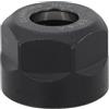Gettimore ER16A Dado di serraggio per mandrino fresatura CNC ER, filettatura M22 x 1,5 mm, diametro esterno 28 mm, nero, 1 pezzo
