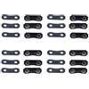 Evenoonest Catena per motosega passo 3/8LP calibro .050, 12 set per la riparazione di catene utilizzate in attività paesaggistiche e forestali