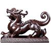 ATREDESES Arredamento per Ufficio Intaglio in Legno massello Ornamento Coraggioso Artigianato in Mogano Decorazioni Cinesi for Il Soggiorno della casa Arredamento per La Casa(5.9in)