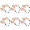 DOITOOL 6 Pezzi Stringinaso per Nuoto in Silicone e Facile da Pulire per Allenamento in Acqua, Clip Naso Resistente per Adulti Protezione da Inalazione d'Acqua