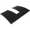 PETSOLA Piastra Trapezoidale per Gommone Design Stabile Pannello di Rinforzo in PVC Installazione Semplice Gradino Antiscivolo per Barca, Grande Trapezoidale 37.5x42.5x27.5 Cm