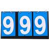 WANGSHAOWEI Segnapunti Tabellone segnapunti, tabelloni for pallavolo, Basket, Tennis, Ping-Pong(3 Digit Blue)