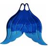 TAIZhiChen Monopinna Coda Sirena Propulsione Subacquea Monopinna a Coda di Sirena Snorkeling Pinna da Immersione Monolitica , Arcobaleno Arancione , 36-37