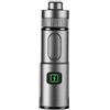NGTFDCP Torcia Ricaricabile, Torcia LED Piccola, Ricaricabile Tramite USB, Portachiavi edc, Torcia elettrica Portatile Impermeabile, Mini for Campeggio ed Escursionismo per Campeggio(Gray)
