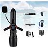 KAIKAFEI Scooter di Mare Elettrico con Impugnatura Ergonomica, 700W Potente Propulsore Subacqueo, Batteria 16000mAh Attrezzatura Professionale per Immersione Oceano Lago