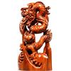 ATREDESES Arredamento per Ufficio Ornamento di Drago in Legno Intagliato Drago in Legno Massiccio Decorazioni for la casa e Il Soggiorno Arredamento per La Casa(11.81in)