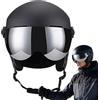 Generic Casco da sci - Cappello che assorbe gli urti con occhi protettivi | Casco da neve per la stagione fredda Con | per Uomini Donne Giovani Adulti Sciatori Snowboarder Impianto Downhill Outdoor