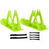 Marhynchus Attacco per Slitta per Sci da Snowboard per Bambini per Bici, Senza Attrezzi, Installazione Semplice con Cinghie per Bici da Corsa per Bambini, Allenamento per Sport Invernali (GREEN)