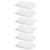 Alasum 6 Pezzi Sacco per Talco Bianco per Stecca da Biliardo, Polvere Asciugamani per Mani, Accessorio per Competizioni di Biliardo, Materiale in Polvere per Miglior Grip