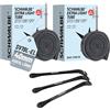 MSZweirad 2x Schwalbe SV 19F 40mm Bicicletta camera d'aria Tubo per 29 (54/75-622) Freeride con leve per pneumatici in metallo