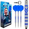 RED DRAGON Gerwyn Price Original | Gerwyn Price Original Switch Points - 90% Tungsteno Freccette Set - Nitro Flite Integrated Flight/Shaft, Dart Flights & Stems | 23g Dart