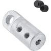 Gettimore Connettore terminale per cavi da palestra per macchine a puleggia con viti e tappo in gomma per cavi da 5 mm 6 mm