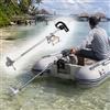 QHZYMX Pagaia motorizzata Kayak Pagaia Motorizzata Leggera per (Trapano Non Incluso); Motore Fuoribordo Portatile per Laghi E Corsi d'Acqua; Propulsore Montabile su Pagaia(with Bracket,L 1.25m/4.1')