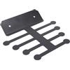 Domary Supporto per Montaggio a Parete Robusto per Rack Fasce Fitness Organizzazione Allenamento in Palestra a Casa Dimensioni 7,5x6,1 Pollici