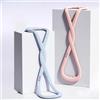 Rackumic Fascia elastica a 8 forme per allenamento di flessibilità su schiena e spalle, in silicone ad alta elasticità, per palestra domestica e applicazioni in studio (grigio-11,3 kg)