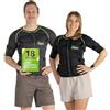 eaglefit Gilet EMS Sistema Completo con 18 Elettrodi - Allenamento Parte Superiore a Casa - Trainer Addominali e Schiena, Sviluppo Muscolare, Elettrostimolazione per Donna e Uomo con App e Centralina