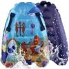 Shyllin Tavola da Nuoto Gonfiabile per Bambini, Shyllin 70 x 55 x 12 cm Tavola da Surf Gonfiabile con Manici, Pieghevole, Bodyboard Gonfiabile, per Surf in Spiaggia, Piscina, Nuoto, Estate, Sport Acquatici