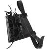 Generico Cintura Porta Spada Design Semplice e Sicuro in Pelle Nera Adatta per Trasportare 2 Spade in Diverse Occasioni