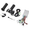 XNManaWork Driver per bicicletta elettrica con display LCD, kit manubrio acceleratore, 24 V, 36 V, 48 V, 250 W, brushless con sistema antifurto, controllo a tre velocità per batteria al litio da