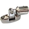 SEVEQIS Cerniera della Cerniera del Sedile del Ponte con Set di Cappucci Antiscivolo in Seta Superiore Singolo Connettore for Tubo for Ombrellone A Baldacchino da 20 Mm Connettore Marino
