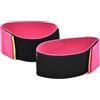 Zunishaone Kit di cinghie per caviglie multiuso, 26,5 - 40 x 5 cm, rosa/blu/nero, 1 paio, elastico per dita dei piedi, per ginnastica, danza, yoga, bambini, principianti, allenamento e