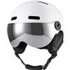 VBESTLIFE Casco da Sci con Occhiali, Fodera in EPS per Casco da Snowboard per Protezione Dagli Urti, per Sport Invernali con Cuscinetti Auricolari Rimovibili, Fodera Interna Rimovibile Facile