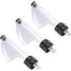 GKYQVE 3pcs Canna Da Pesca Top Protector Copre Accessorio Lungo Casting Punta Protettiva Punta Protettiva