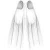 Qianly Pinna Lunga da Sospensione Del Respiro Angolatura Anatomica Fins da Sospensione Del Respiro in Silicone con Borsa Pinna Snorkeling per Immersione , Rosa , L 42-43