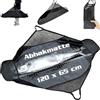 Zzxker Borsa di Pesca Pieghevole,Borsa di Pesi per la Pesca,120x65cm,con Rulli per la Pesca,Impermeabile in PVC,Adatto a Truffa,Truffa,Aatto