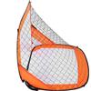 Hamwesh Rete da Rimbalzo da Calcio, Design Pieghevole Portatile con Tessuto Oxford, Materiale in Poliestere, Picchetti da Terra in Acciaio Inossidabile per Allenamenti in Cortile per Bambini (BLUE)