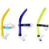FABULETTA Tubo di respirazione da nuoto con montaggio frontale costruito con silicone e PC per prestazioni affidabili e routine di allenamento di nuoto regolari (giallo)