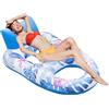 Generisch Galleggianti gonfiabili per piscina, sedia da nuoto gonfiabile per il lago, portatile, per esterni, lago, del mare, vacanze, resort, viaggi, parchi acquatici, feste in piscina, donne e uomini