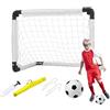 Zunishaone Rete da calcio per bambini - 60 x 45 x 45 cm in PVC, set di porta portatile, esercitazioni di abilità per calci, esercizi di punteggio | Ideale per attività di gioco all'aperto, sessioni di
