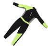 BTOSEP Muta in neoprene da donna, termica, per nuoto, snorkeling, colore giallo, grigio, nero (M)