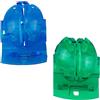 FRCOLOR Strumento per Marcatori da Golf 2 Pezzi in Plastico Leggero Morsetto per Allineamento Facile e Pratico Accessorio per Gioco sul Campo
