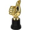 HAPINARY Mini 'Pollice Alto' Trofeo - Golden Premio per I Bambini - Coppa di Plastica Come Ricompensa per Giochi E Vincitori Sportivi - Scultura Scrivania E Statua