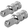 Toyvian 2 Pezzi Tappo in Acciaio Inossidabile per Tubo Marino Resistente alla Corrosione Protezione Acqua, Accessorio per Copertura Bimini e Pontile Argento