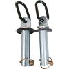 Aymzbd 2 Pezzi Supporto Squat Rack Accessorio Multifunzione Gabbia Pesi Struttura Solida Acciaio con Dispositivo Assistenza Pull Up Montaggio Veloce Adatto P, Nero