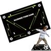 Generic Tappetino da allenamento per calcio, silenzioso, design antiscivolo, con cintura regolabile