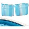 Generico Braccioli Gonfiabili Da Piscina - 1 Paio Di Maniche Galleggianti A Righe Per Piscina | Anello Acquatico Da Nuoto,Per Bambini E Bambine, Giardino, Spiaggia, Lago, Fiume, Acquatico, Vacanza, All'Aperto