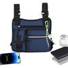 Generico Men's Outdoor Chest Bag, Holster Secure Carry, Adjustable Multifunctional Bag, Wear-Resistant Vest with 3D Cut for Hiking, Gym Sports, Motorcycle, Workout, and Hunting