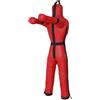 KIOALXZ Manichino da lancio per sacco da boxe, manichino da wrestling non riempito, copertura per allenamento di arti marziali, da taekwondo non riempito, Rosso, 170 centimetri